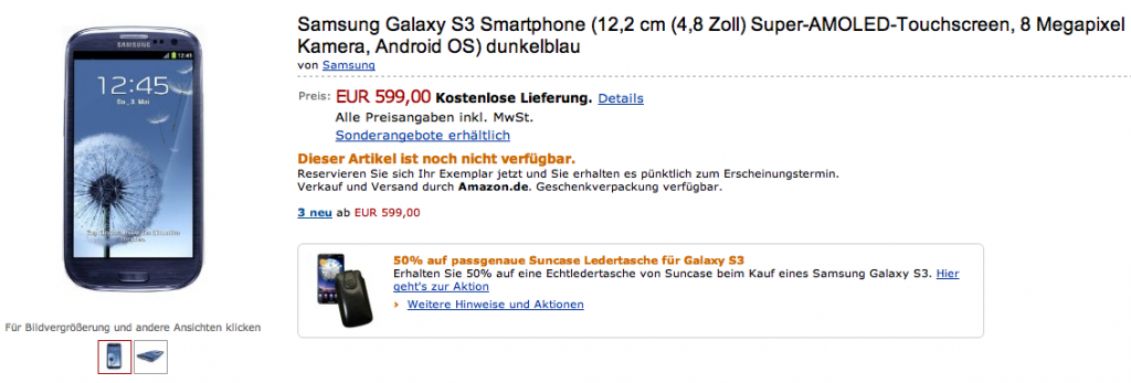 amazon.de samsung galaxy s 3