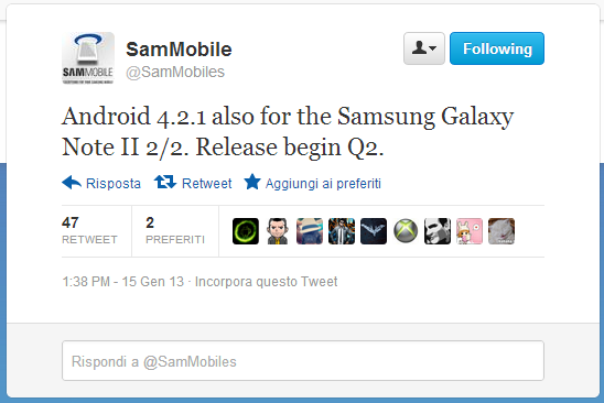 galaxy note 2 android 4.2.1