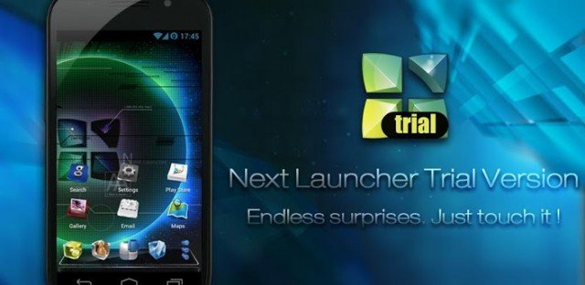 next launcher 3d trial