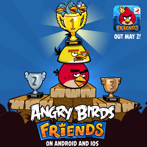 Rovio lancerà il nuovo Angry Birds Friends su Android il 2 Maggio
