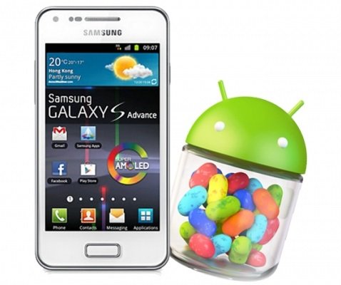 Samsung Galaxy S Advance: iniziato il rilascio dell'aggiornamento ad Android 4.1.2 Jelly Bean