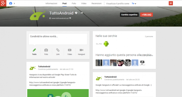 google+ tuttoandroid