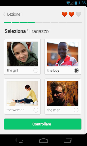 Impara l'inglese con Duolingo