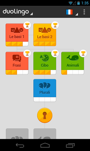 Impara l'inglese con Duolingo