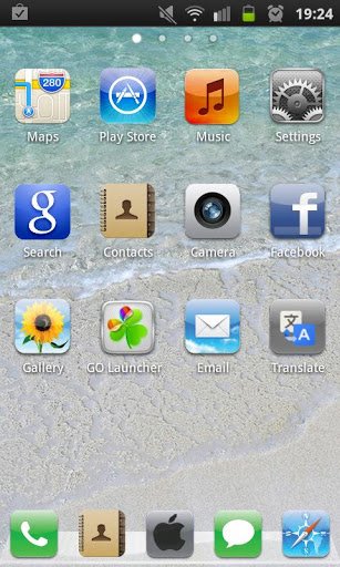  iPhone 5 Go Launcher EX