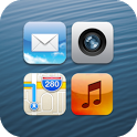 Tema iPhone 5 Go Launcher EX