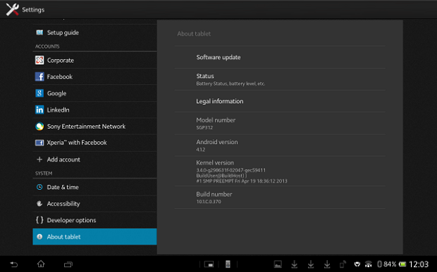 Xperia Tablet Z