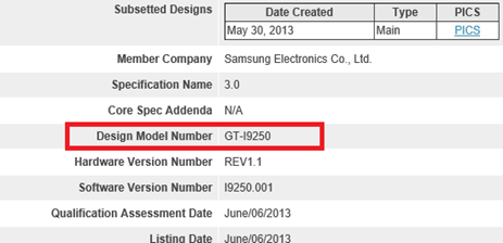 android 4.3 galaxy nexus bluetooth sig