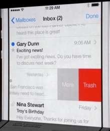 e-mail ios7