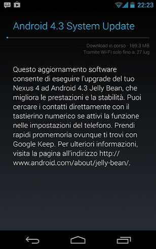 Android 4.3 Nexus 4