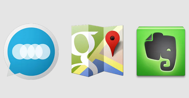 Google Maps - Floating Notifications - Evernote