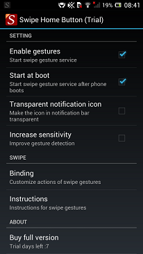 Swipe Home Button Download