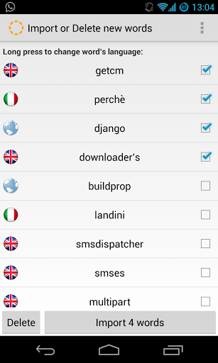 User Dictionary Plus