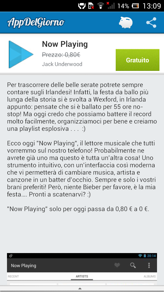 now playing apk download gratis