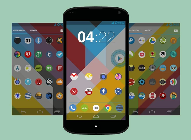 FlatDroid Temi Theme Android