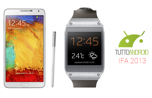 samsung galaxy note 3 galaxy gear ifa 2013