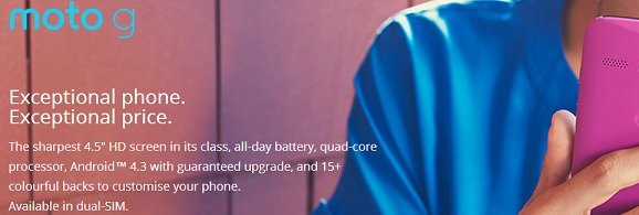moto g dual sim