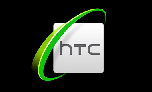 htc logo nero