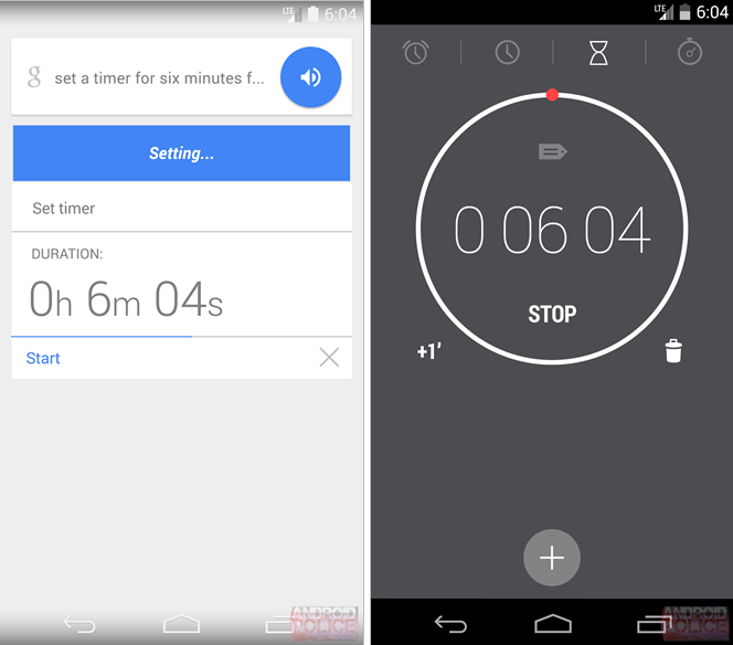 google now countdown