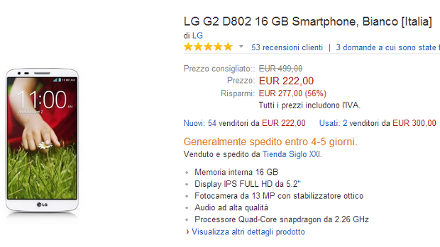 LG G2 Offerta