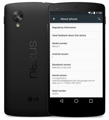 Nexus 5 Android L