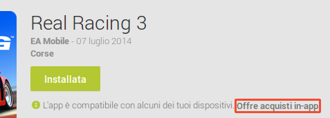 Acquisti in app