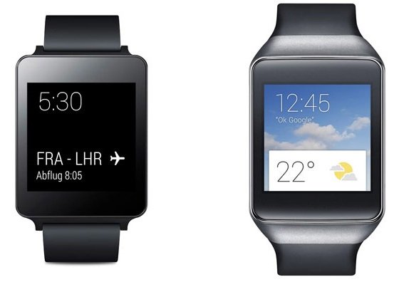 Lg g watch samsung gear live