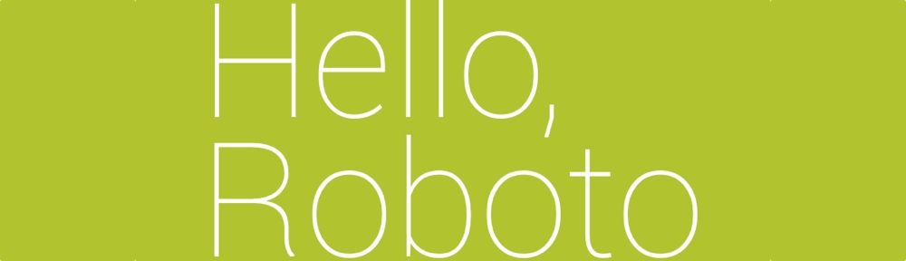 Robotofont