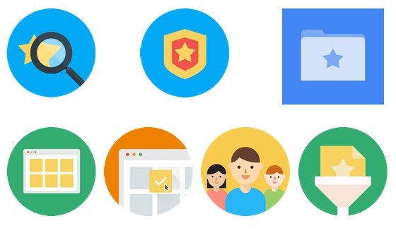 Google stars branding