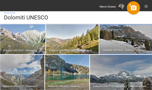 Street view dolomiti