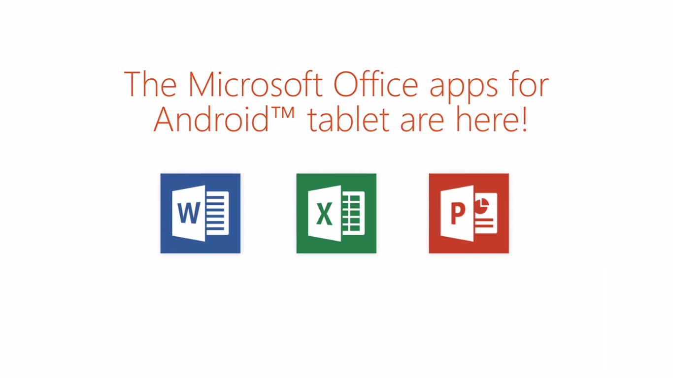 Microsoft aggiorna Word, Excel e PowerPoint per Android