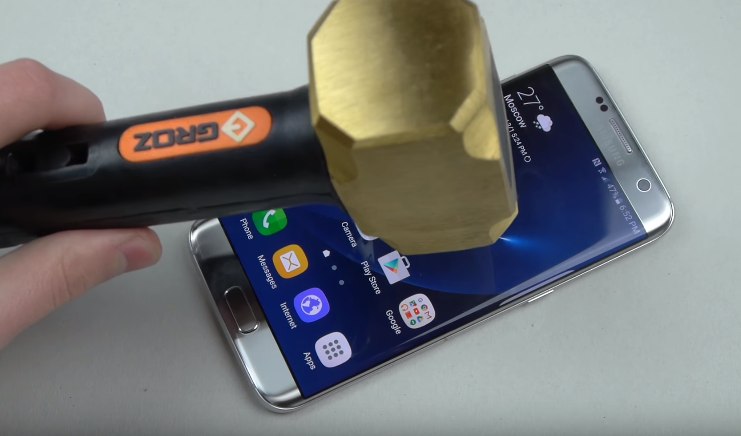 Galaxy s7 edge drop test