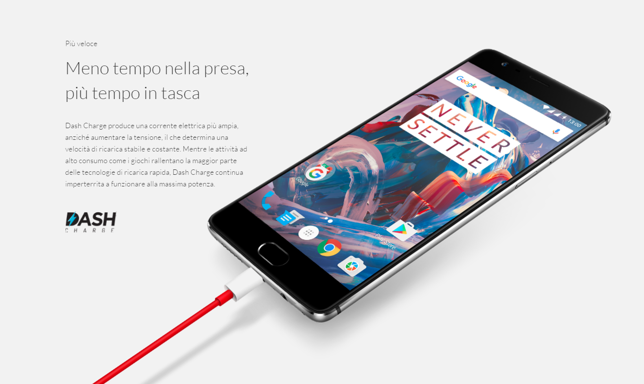 Dash charge oneplus 3