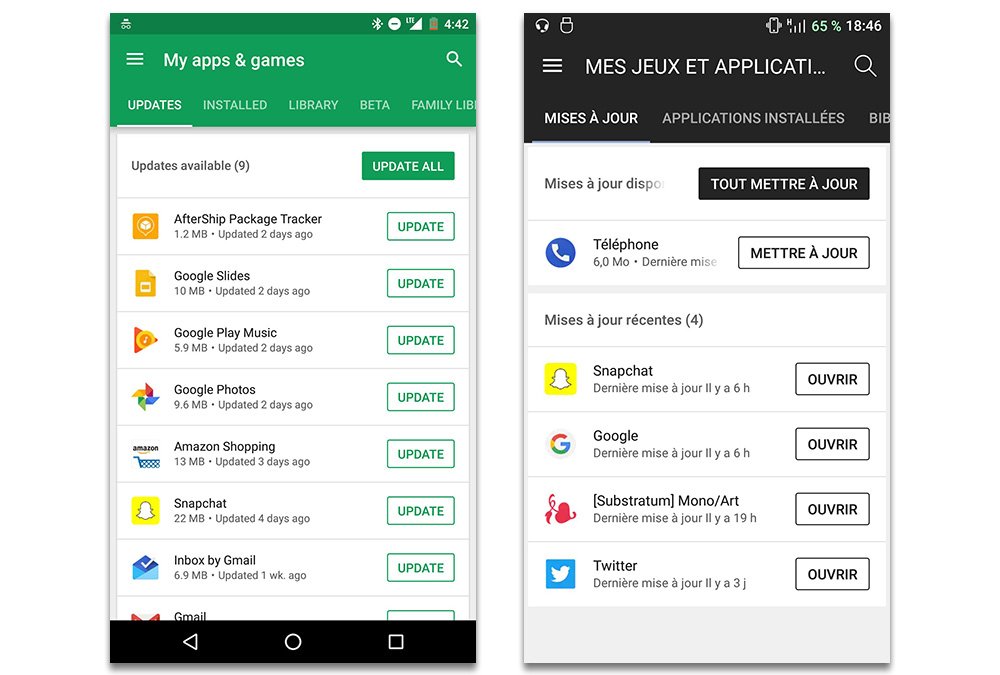 New google play