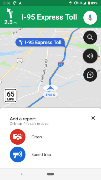 Google maps waze features