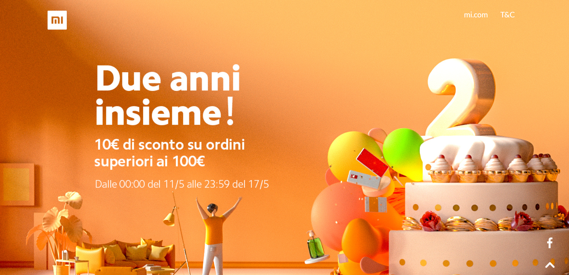 xiaomi mi store 2 anni