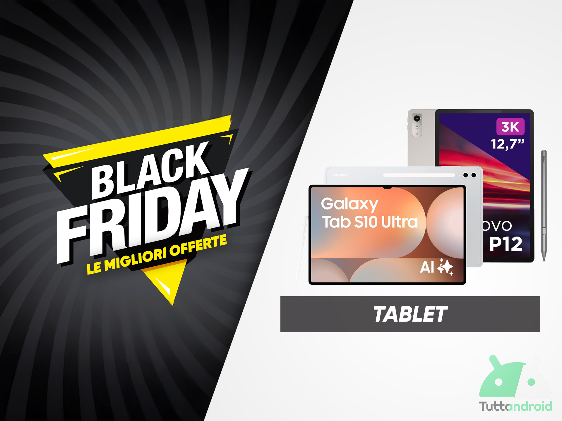 Migliori offerte tablet black friday