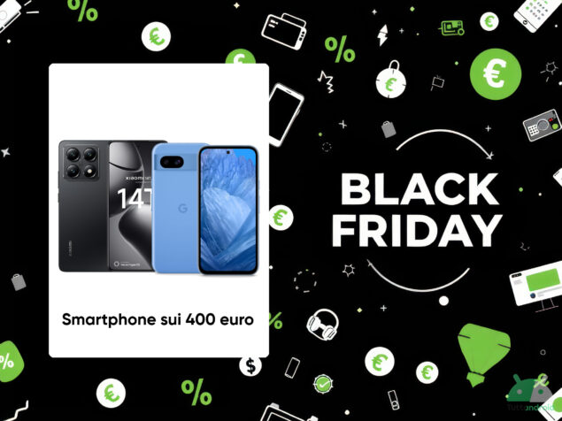 migliori offerte smartphone Android sui 400 euro del Black Friday Amazon