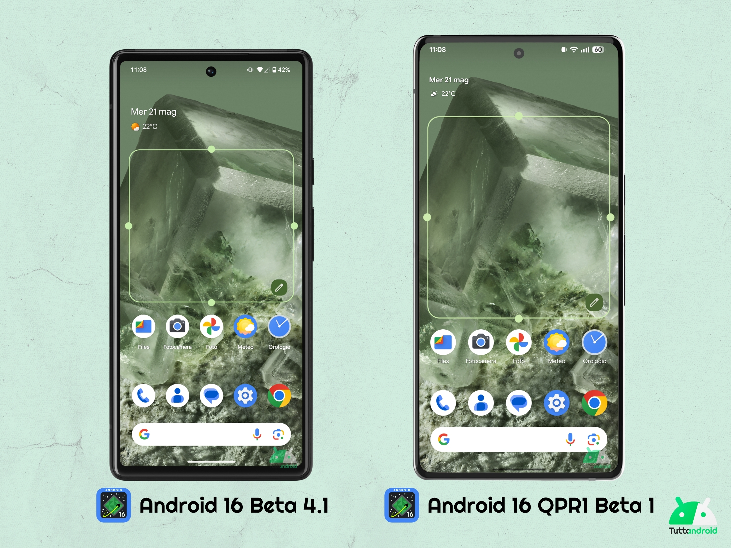 Android 16 QPR1 - Beta 1 - Widget riepilogo più compatto