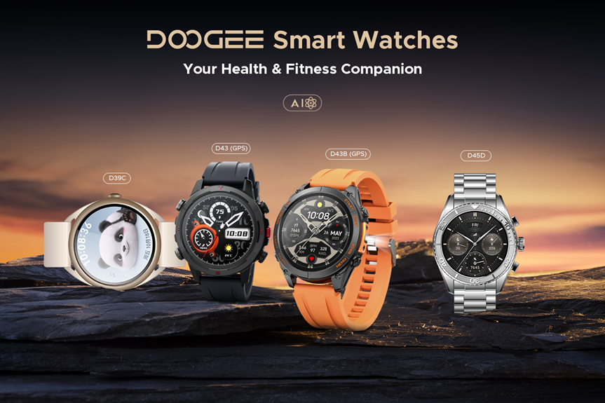 Smartwatch D43 (GPS), D43B (GPS), D39C e D45D