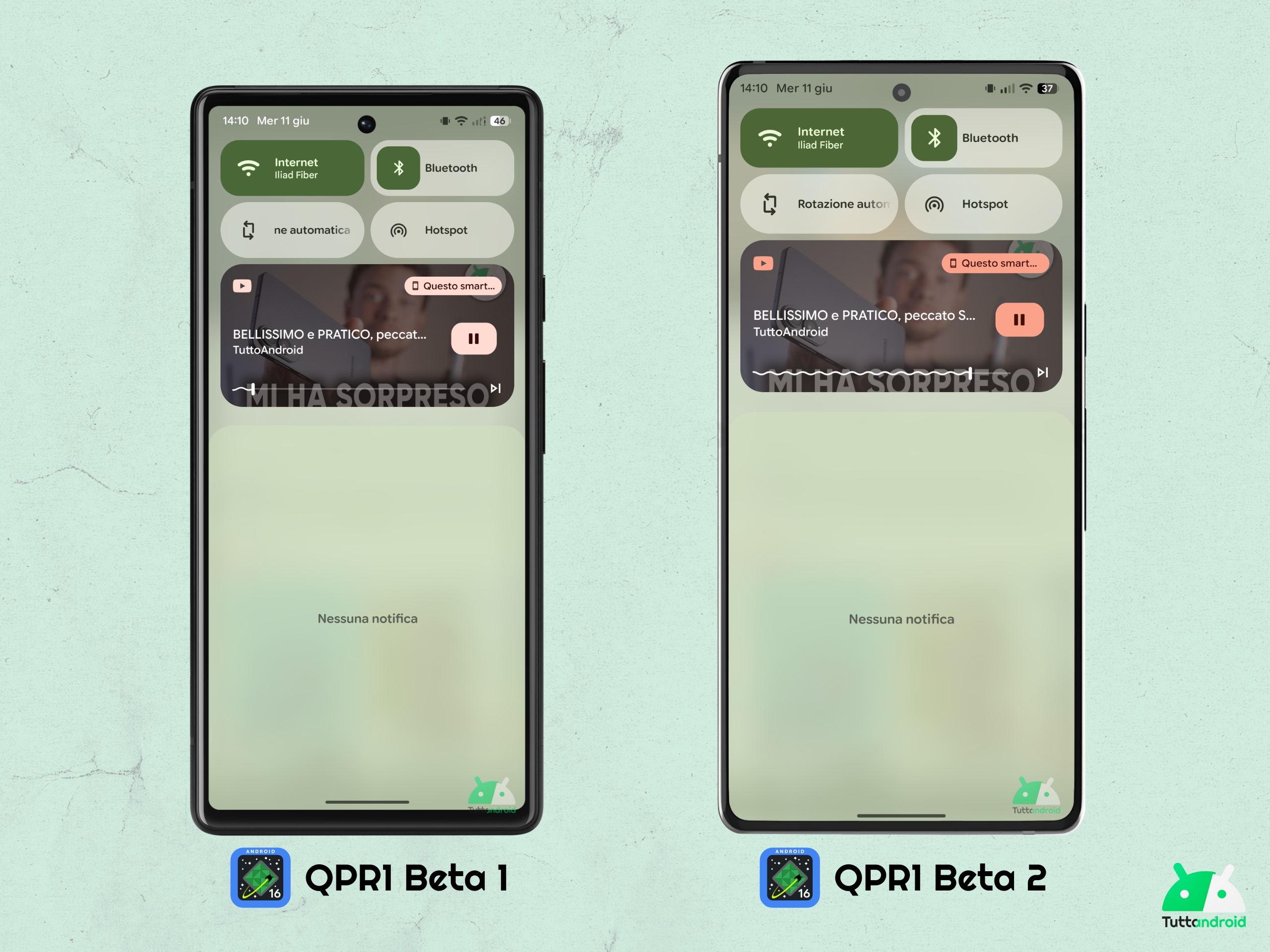 Android 16 QPR1 - Beta 2 - Lettore multimediale di sistema