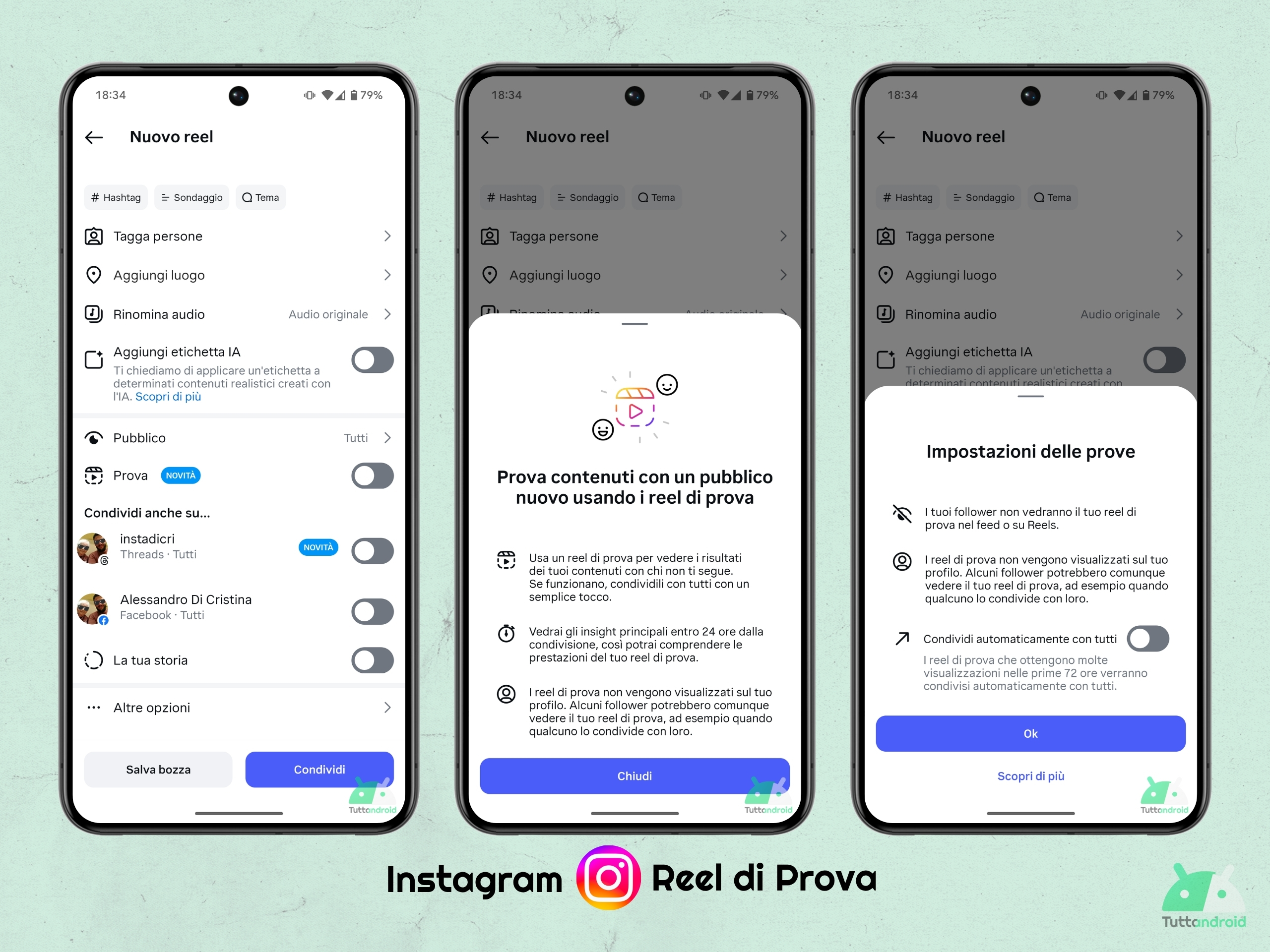 Instagram - rollout dei Reel di prova