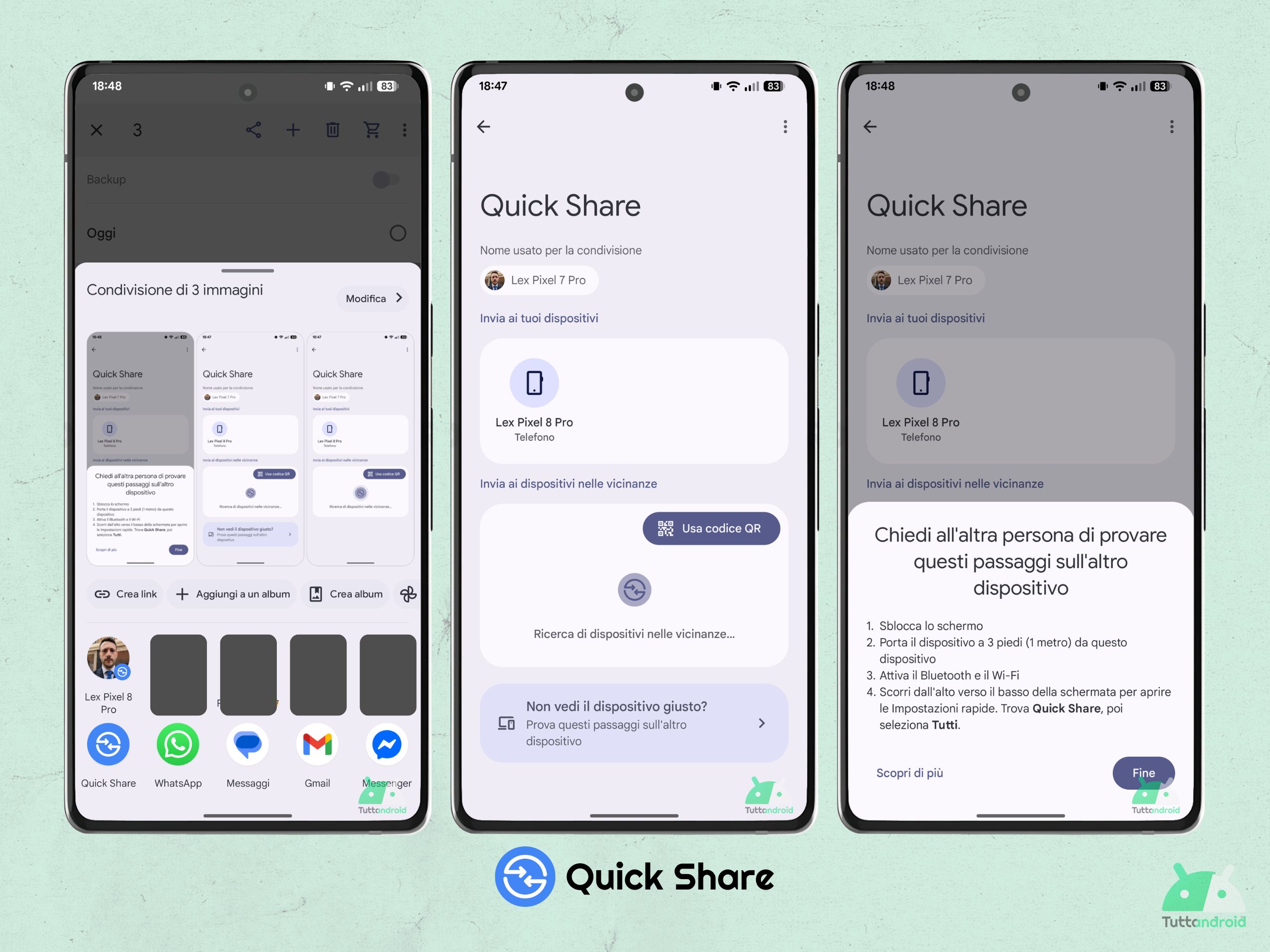 Quick Share TAG - condivisione di file
