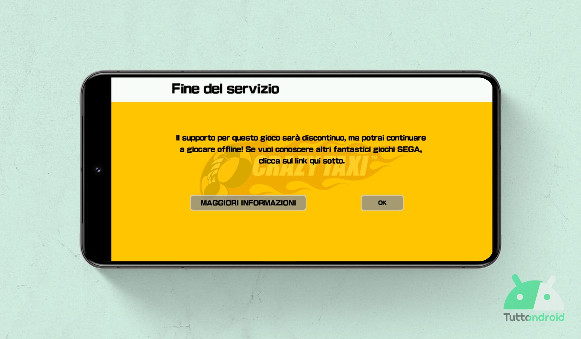 SEGA RETRO - Crazy Taxi Classic - Fine supporto