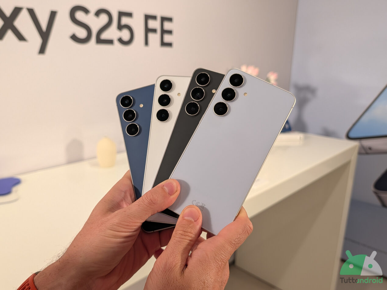 Samsung Galaxy S25 FE: niente scanner a ultrasuoni per le impronte