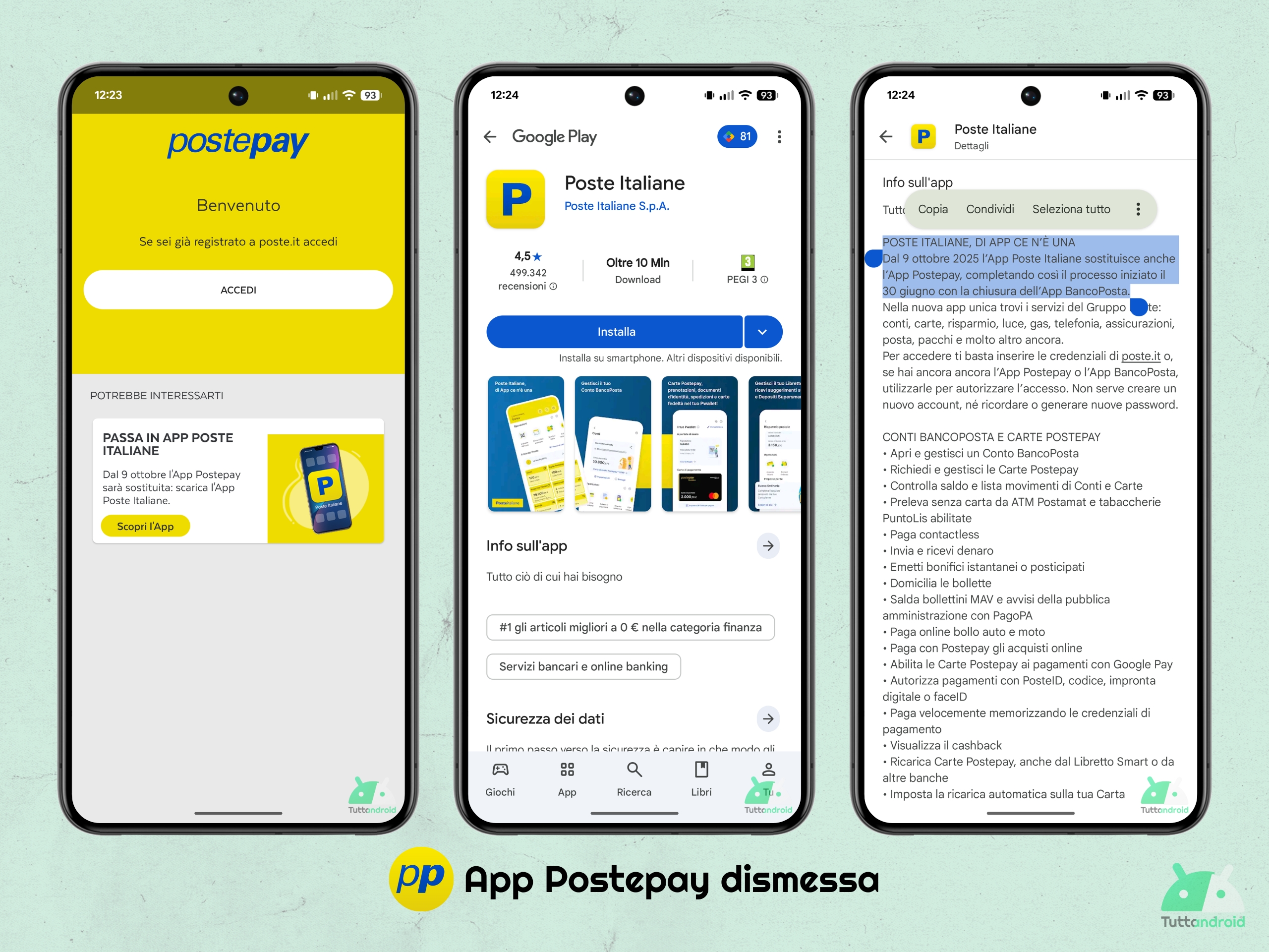 App Postepay dismessa dal 9 ottobre 2025 in favore di Poste Italiane
