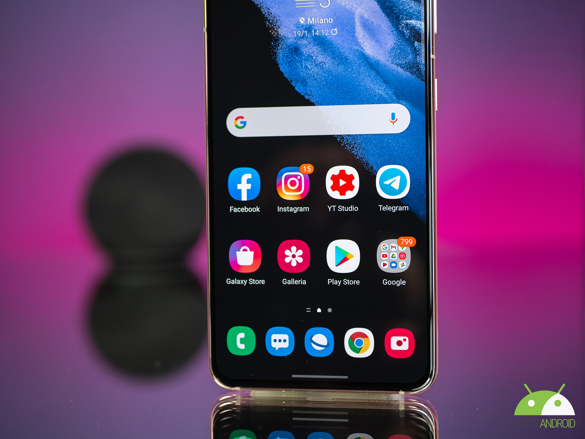 Samsung galaxy s21 focu display